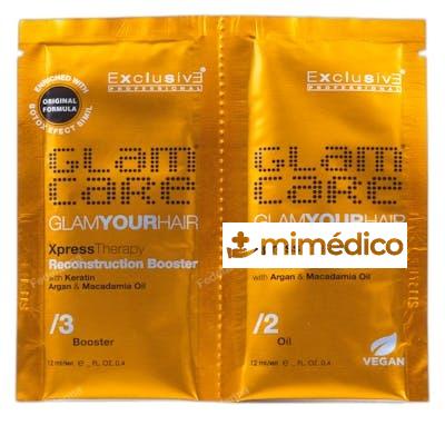 GLAM CARE BOOSTER 12 ML  OIL 12 ML. EXCLUSIVE PROFESSIONAL