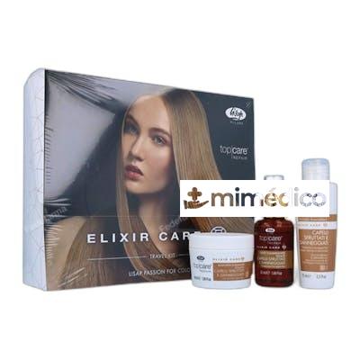 SET TOP CARE COLOR ELIXIR CHAMPU MASCARILLA ACEITE NA LISAP