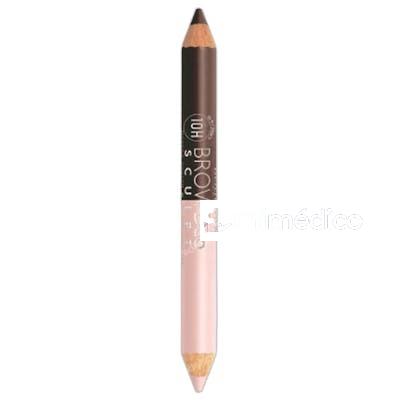 BROW DUO TOUCH LAPIZ DE CEJAS 2 EN 1 27 GR 023 BROWN BOURJOIS PARIS