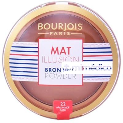 MAT ILLUSION BRONCEADOR EN POLVO 15 GR 22 HALE FONCE OSCURO BOURJOIS PARIS