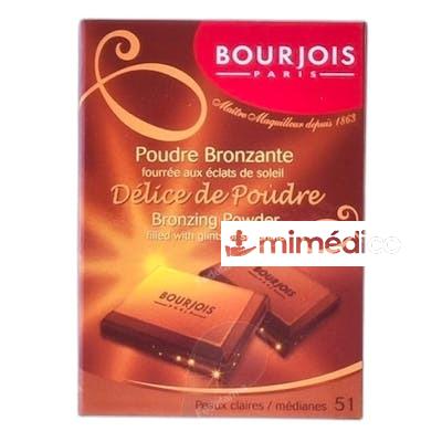 POLVO BRONCEADOR DELICE DE POUDRE 51 PEAU CLAIRE 165 GR 51 P BOURJOIS PARIS