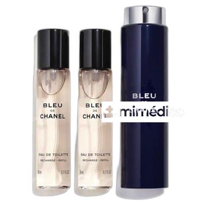 BLEU DE CHANEL EAU DE TOILETTE TWIST AND SPRAY 3 X 20 ML 3 X CHANEL