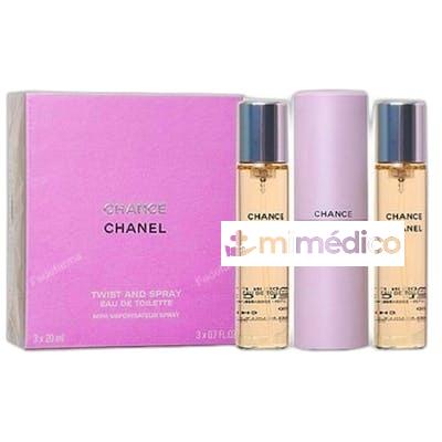 CHANCE EAU DE TOILETTE VAPORIZADOR TWIST AND SPRAY 3X20 ML 6 CHANEL