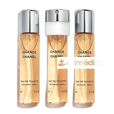 CHANCE EAU DE TOILETTE TWIST SPRAY REFILL 3 X 20 ML NA CHANEL