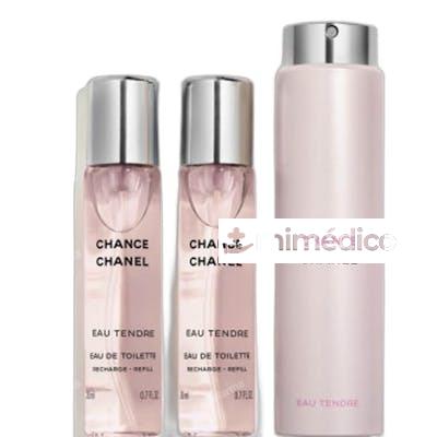 CHANCE EAU TENDRE EDT VAPORIZADOR REFILL 3X 20 ML NA CHANEL