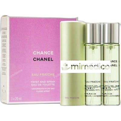 CHANCE EAU FRAICHE EAU DE TOLETTE VAPORIZADOR REFILLABLE 3X CHANEL