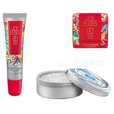 JOYEUSES FETES LOTE 3 PIEZAS NA LOCCITANE EN PROVENCE