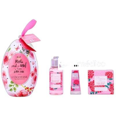 EASTER EGG PIVOINE FLORA PACK 3 PIEZAS NA LOCCITANE EN PROVENCE