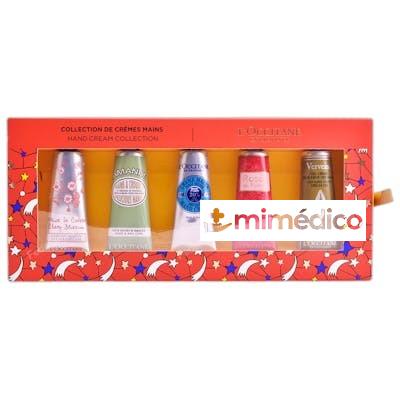 COLLECTION DE CREMES MAINS LOTE 5 PIEZAS NA LOCCITANE EN PROVENCE