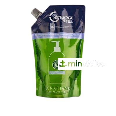 AROMACOLOGIA CHAMPU EQUILIBRIO Y SUAVIDAD ECO RECARGA 500 ML LOCCITANE EN PROVENCE