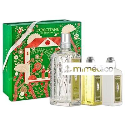 SET COFRE PERFUME VERBENA 3 PIEZAS NA LOCCITANE EN PROVENCE