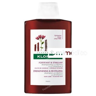 CHAMPU A LA QUININA CON VITAMINAS B STRENGTHENING REVITALIZ KLORANE