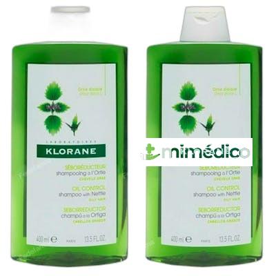 CHAMPU LIMPIADOR ORTIGA 2X400 ML NA KLORANE