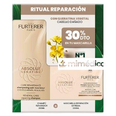 ABSOLUE KERATIN CHAMPU REPARADOR 200 ML MASCARILLA 200 ML N RENE FURTERER