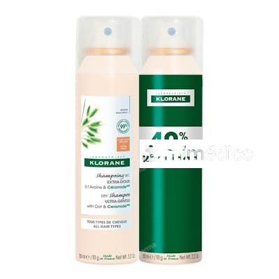 AVENA CHAMPU SECO CON COLOR 2 X 150 ML NA KLORANE