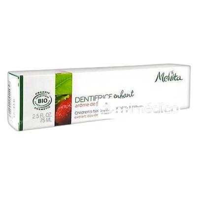 PASTA DE DIENTES INFANTIL SABOR FRESA 75 ML. MELVITA
