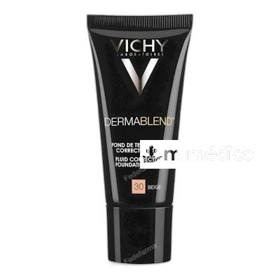 DERMABLEND BASE DE MAQUILLAJE FLUIDO 30 ML 30 BEIGE. VICHY
