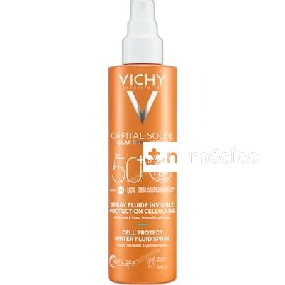 CAPITAL SOLEIL CELL PROTECT WATER FLUID SPRAY 200 ML SPF 50 VICHY