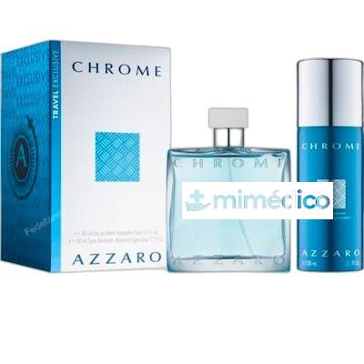 CHROME EAU DE TOILETTE 100 ML DEO SPRAY 150 ML NA AZZARO