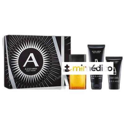 SET POUR HOMME EAU TOILETTE 100 MLGEL 100 MLBALSAMO AFTER 50 AZZARO