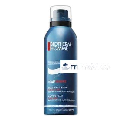 ESPUMA DE AFEITAR SENSITIVE SKIN 50 ML NA BIOTHERM