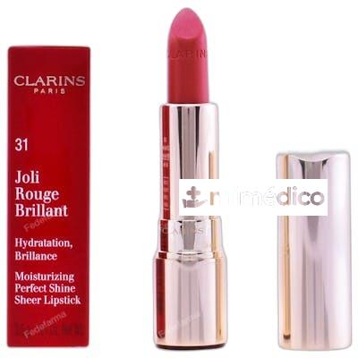 BARRA DE LABIOS JOLI BRILLANTE 35 GR 31 TENDER NUDE CLARINS