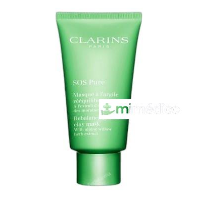 SOS PURE MASCARILLA DE ARCILLA REEQUILIBRANTE 75 ML 75 ML CLARINS