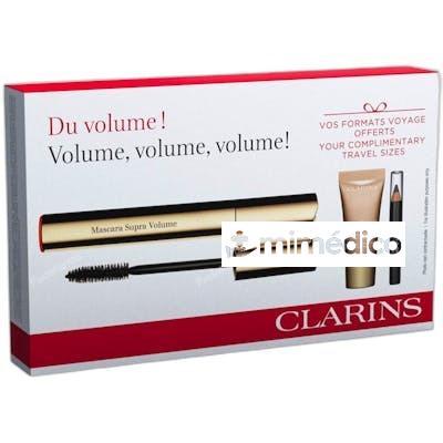 SUPRA VOLUME MASCARA DE PESTANAS PACK 3 PIEZAS NA CLARINS