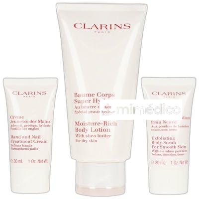 BAUME CORPS CREMA CORPORAL 200 MLCREMA MANOS 30 MLEXFOLIANTE CLARINS