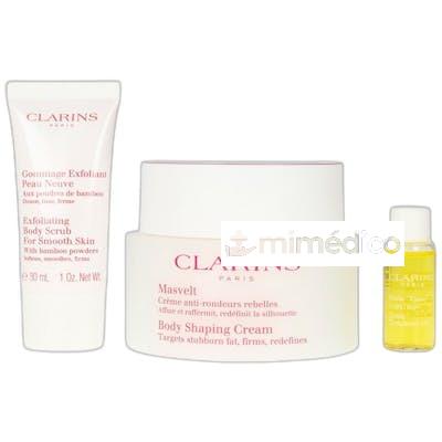 CREMA CORPORAL ADELGAZAMIENTO MASVELT LOTE 3 PZ 3 UN CLARINS