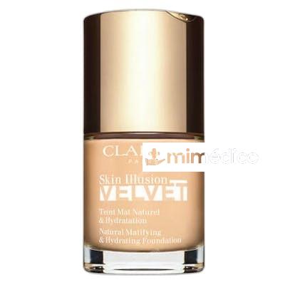 SKIN ILLUSION VELVET BASE DE MAQUILLAJE 30 ML 105N CLARINS