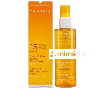SPRAY SUN SOLAIRE OIL FREE SPF15 SPORT 150 ML 150 ML CLARINS
