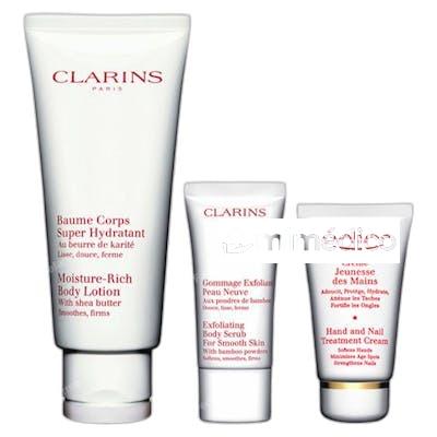 BALSAMO CREMA DE MANOS EXFOLIANTE PACK 3 PIEZAS NA CLARINS