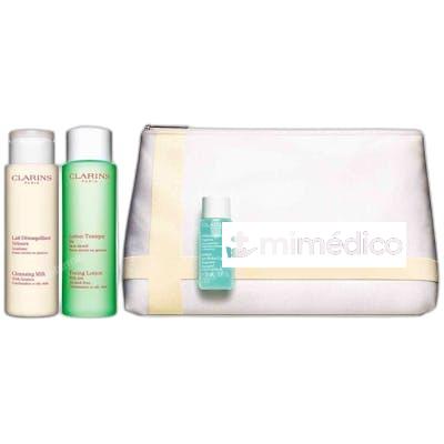 DESMAQUILLANTE LOCION CREMA 4 PIEZAS NA CLARINS