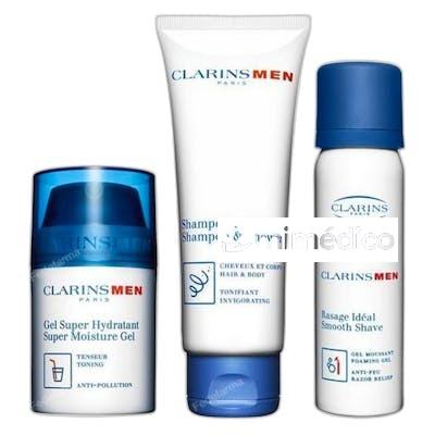 TRATAMIENTO HIDRATANTE PARA HOMBRES PACK 3 PIEZAS NA CLARINS