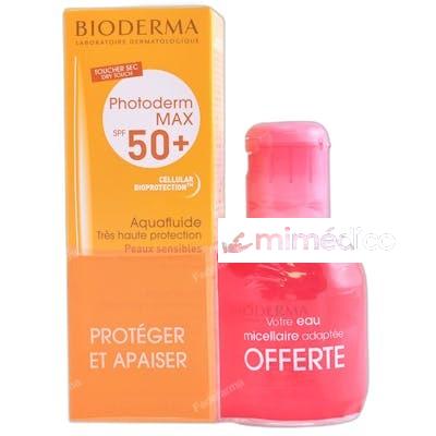 PHOTODERM MAX AQUAFLUIDE LOTE 2 PIEZAS 180 GR BIODERMA