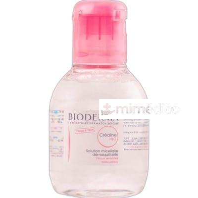CREALINE H2O SOLUTION MICELLAIRE PEAUX SENSIBLES 100 ML 100 BIODERMA
