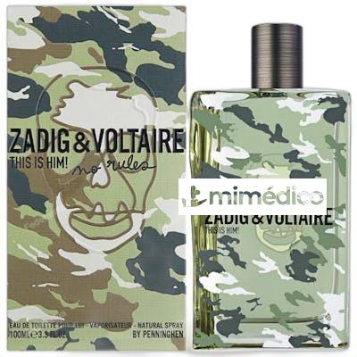 THIS IS HIM NO RULES EDT VAPORIZADOR 100 ML NA ZADIG VOLTAIRE