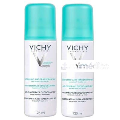 DESODORANTE ANTITRANSPIRANTE 48H AEROSOL 2 X 125 ML 125 ML VICHY