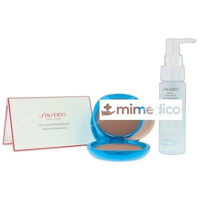 BASE DE MAQUILLAJE COMPACTA UV SPF30 MEDIUM BEIGE 2 UDS NA SHISEIDO