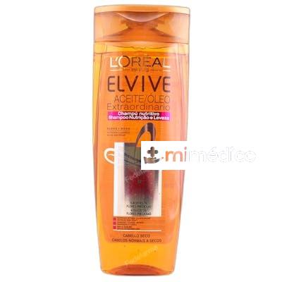 ACEITE EXTRAORDINARIO CHAMPU NUTRITIVO 285 ML 329 GR ELVIVE