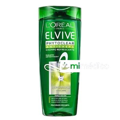 CHAMPU ANTICASPA PHYTOCLEAR CABELLO GRASO 370 ML 370 ML ELVIVE