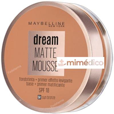 DREAM MATTE MOUSSE BASE DE MAQUILLAJE 50 SUN BRONZE MAYBELLINE
