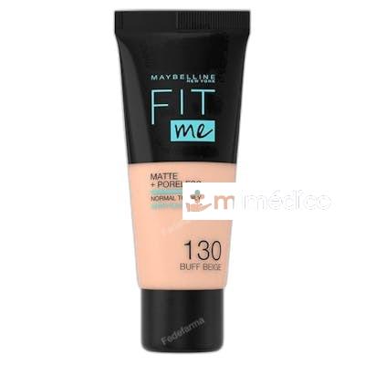 FIT ME MATTE PORELESS BASE DE MAQUILLAJE 30 ML 130 BUF MAYBELLINE