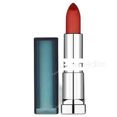 COLOR SENSATIONAL MATTES BARRA DE LABIOS 968 RICH RUB MAYBELLINE