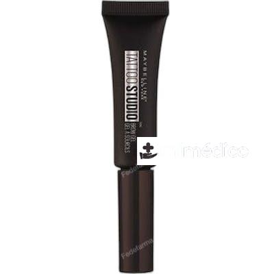 TATTOO STUDIO BROW GEL WATERPROOF 07 BLACK BROWN MAYBELLINE