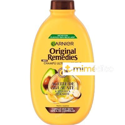 ACEITE DE AGUACATE Y KARITE CHAMPU 600 ML ORIGINAL REMEDIES