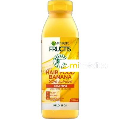 FRUCTIS HAIR FOOD BANANA CHAMPU CAPILAR 350 ML 350 ML FRUCTIS