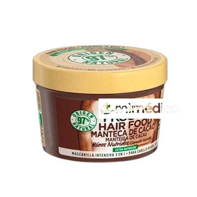 MASCARILLA 3 EN 1 MANTECA DE CACAO RIZOS NUTRIDOS 390 ML NA FRUCTIS