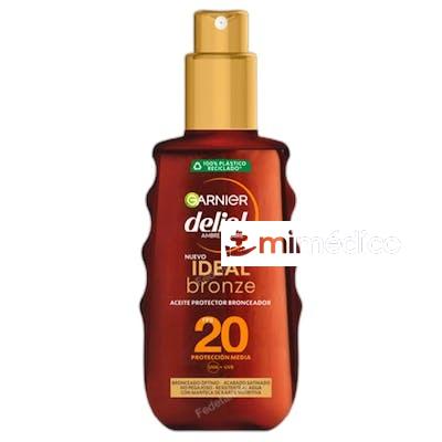 IDEAL BRONZE ACEITE PROTECTOR BRONCEADOR SPF 20 150 ML NA DELIAL